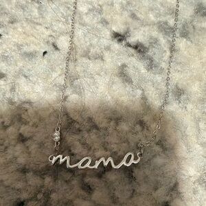 Sterling Silver 'Mama' Necklace